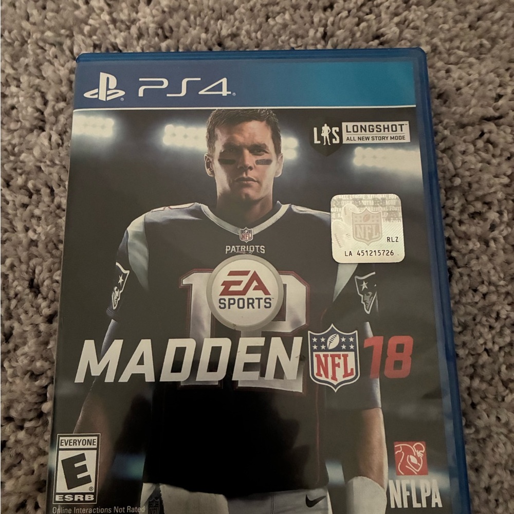 Madden NFL 18 for PS4 - Blue Case
